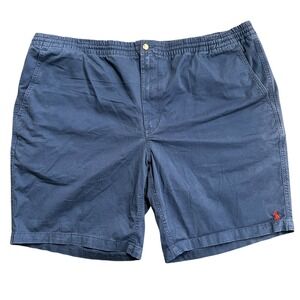 Polo Ralph Lauren Classic Fit Navy‎ Blue Elastic Waist Shorts Men 2XLT